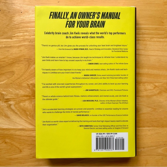 Limitless by Jim Kwik Hardcover Book - Picture 5 of 5